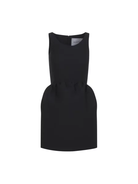 Sukienka Balenciaga wełniana czarna