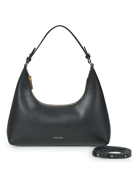 Calvin Klein Geantă Foil Logo Conv Shou?Lder Bag negru
