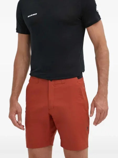 Pantaloni scurți Peak Performance cu imagine portocaliu