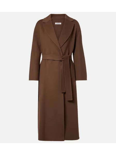Palton 's Max Mara de lână plic maro