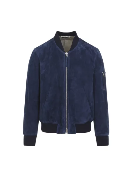 Kurtka bomber Tom Ford niebieski