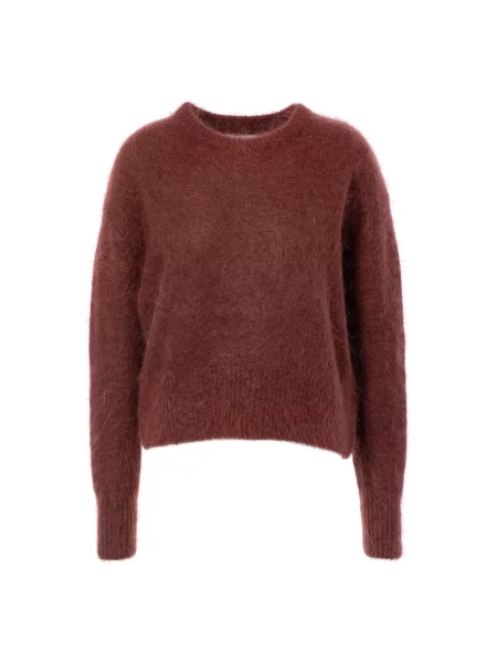 Dzianinowy sweter Jc Sophie brązowy