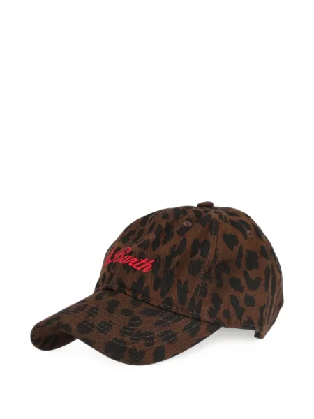 Șapcă Mc2 Saint Barth cu broderie cu model leopard maro
