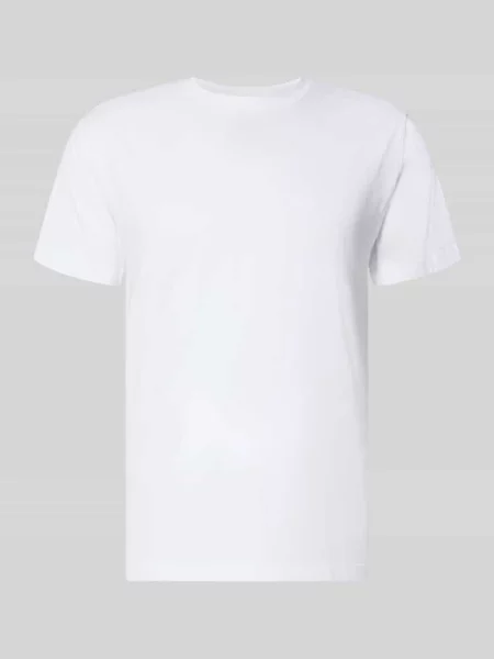 T-shirt o kroju slim fit z okrągłym dekoltem Fabletics biała