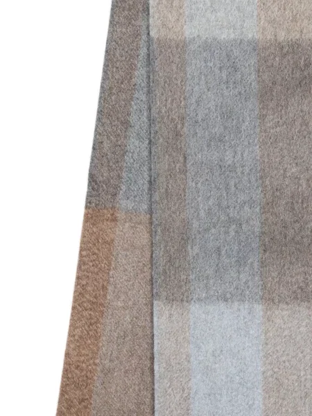 Fular Zegna cu franjuri albastru