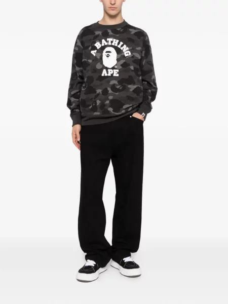 Hanorac Bape Black By *a Bathing Ape® cu imagine cu model camuflaj negru