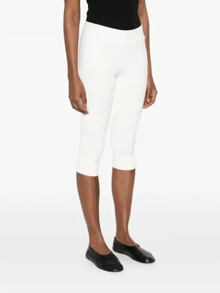 Leggings Toteme tricotate alb