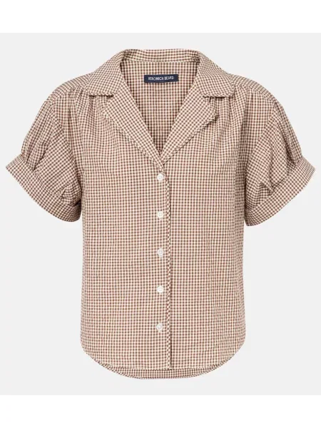 Cămașă Veronica Beard maro