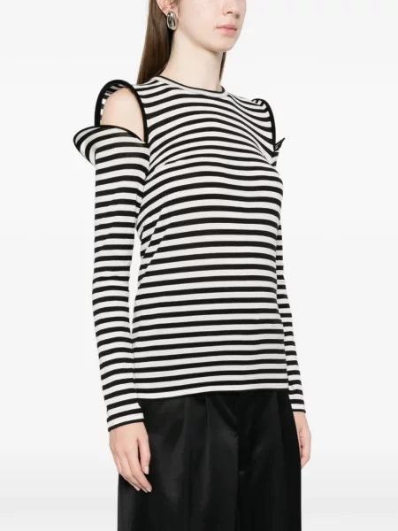 Top Junya Watanabe cu dungi alb