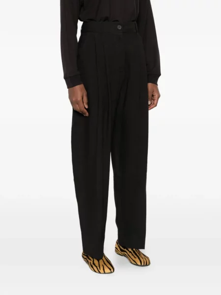 Pantaloni Studio Nicholson plisate negru