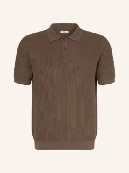 Paul Pletené Polo Tričko hnědá