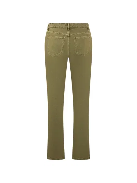 Blugi drepți Moschino verde