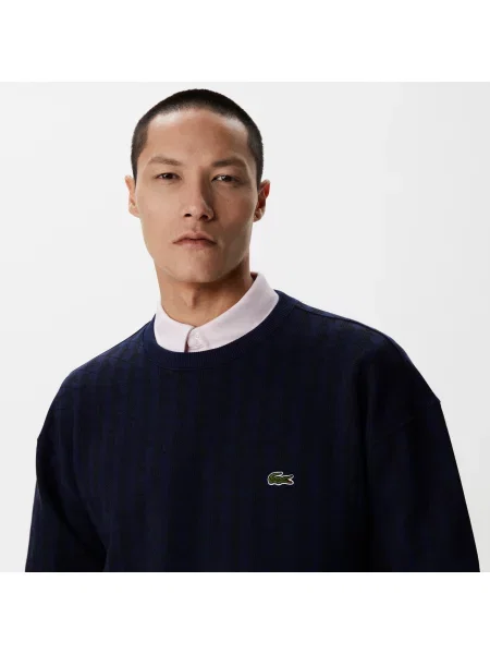 Lacoste Bluza Lacoste granatowa