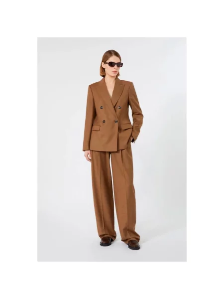 Marynarka Max Mara Studio wełniana brązowa