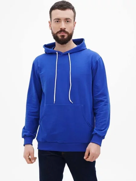 Худі HiBrand бавовна/поліестер синій