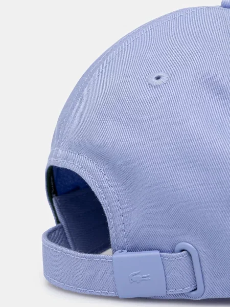 Однотонная кепка Lacoste зеленая