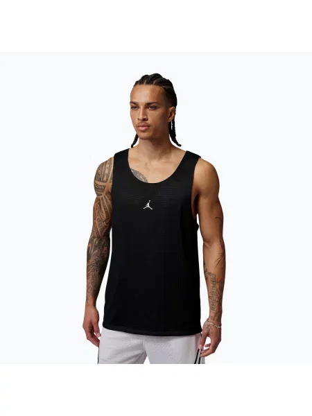 Tricou de baschet pentru bărbați Nike Jordan Sport Reversible black/white alb