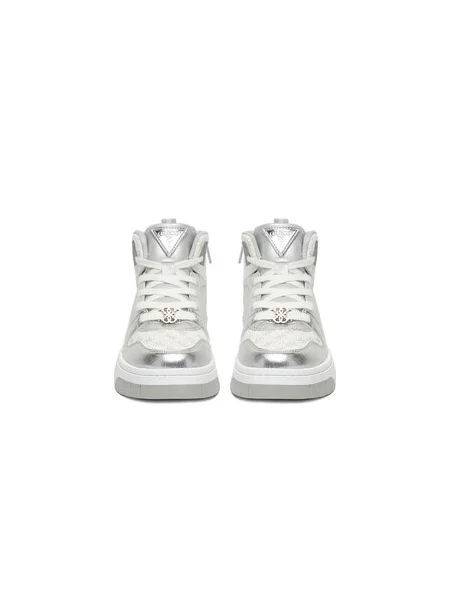 Sneakersy Guess strieborná