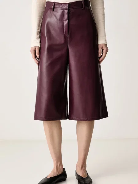 Marella pantaloni pentru femei din imitație de piele Emme by violet