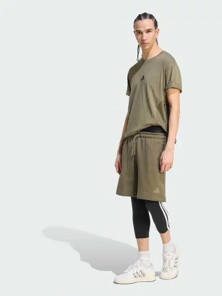 Повседневные шорты Adidas зеленые