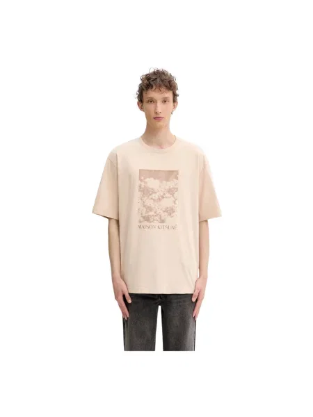 Koszulka Maison Kitsune beżowa