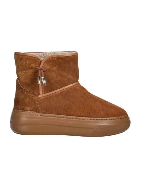Furla śniegowce zamszowe Nuage Snow Boot brązowy