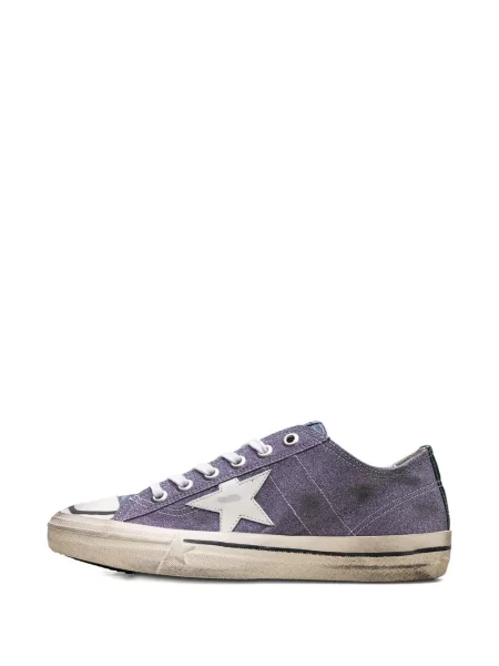 Sneakerși Golden Goose V-Star violet