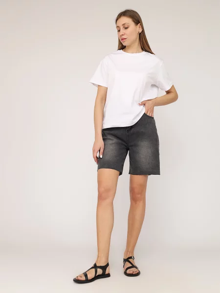 Шорти джинсові YUKI сірий