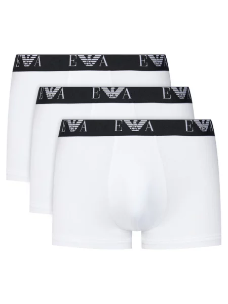 Hlačke Emporio Armani bela