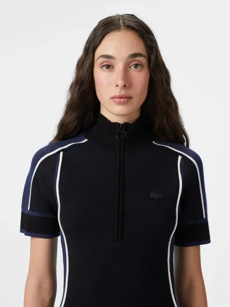 Платье мини Lacoste черное