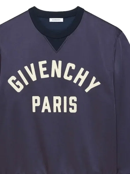 Суитчър Givenchy с автограф синьо