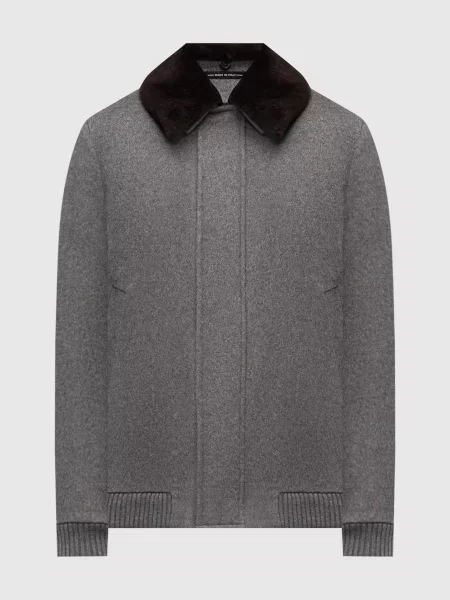 Куртка з кашеміру Cashmere&whiskey сіра