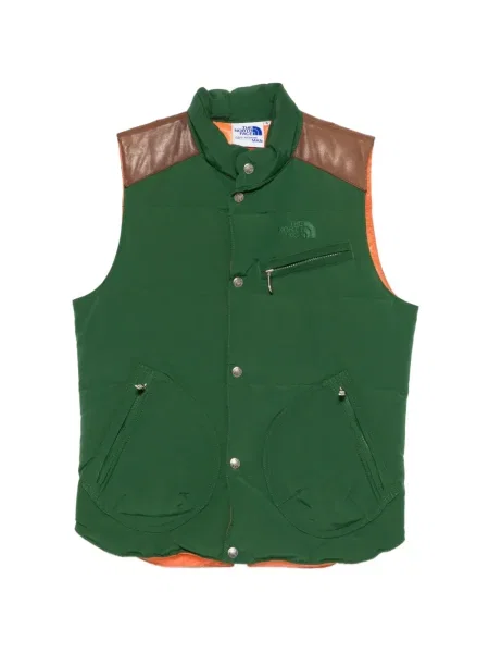 Vestă Junya Watanabe Man din piele verde