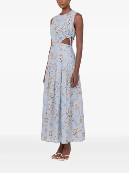 Rochie midi Agua By Agua Bendita albastru