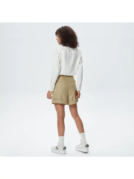 Lacoste Bermudy Lacoste beżowe