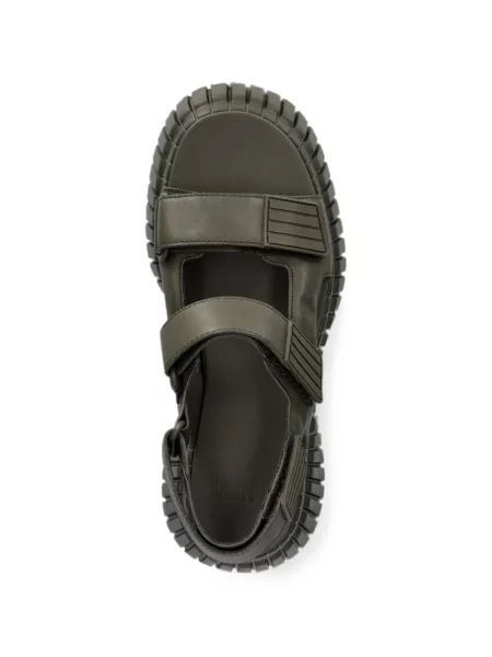 Sandale Camper cu platformă cu bretele verde