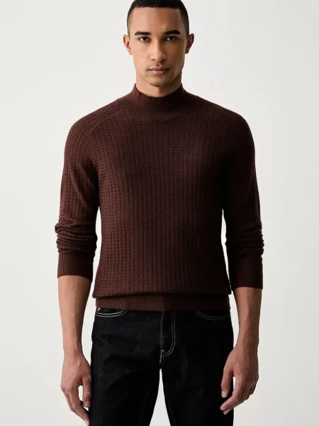 Pulover Trussardi de lână maro