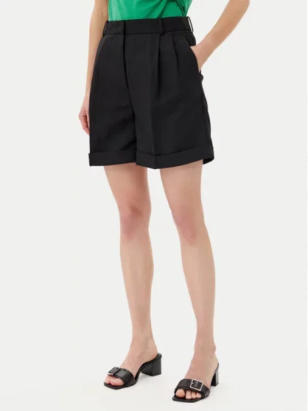 Kratke hlače iz tkanine Tommy Hilfiger črna