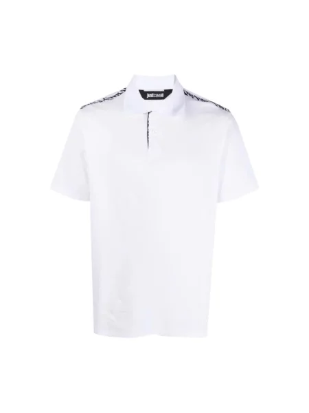 Koszulka polo Just Cavalli biała