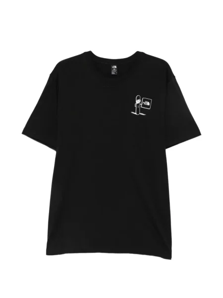 Tricou The North Face cu imagine negru