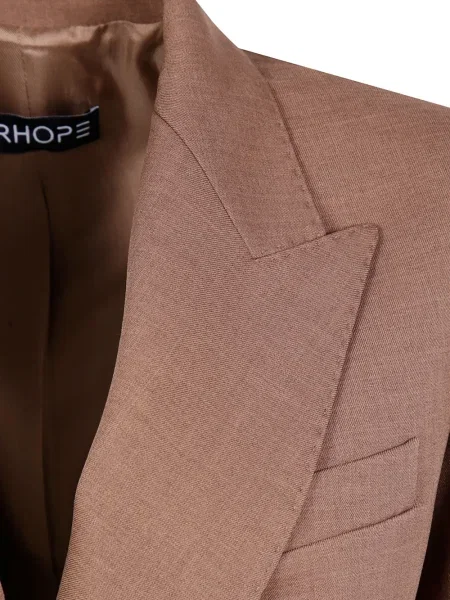 Μπλέιζερ Drhope καφέ