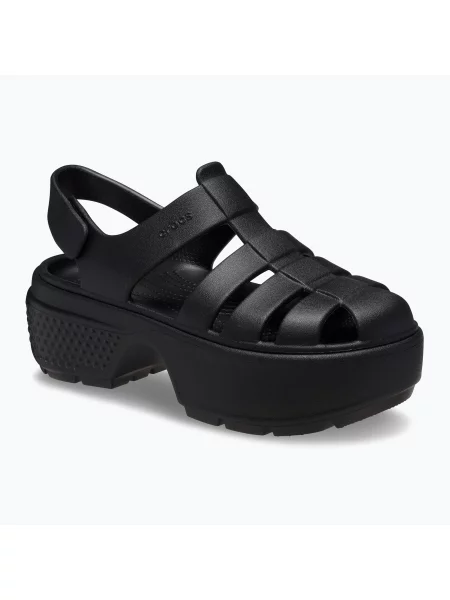 Tenisky Crocs na platformě černé