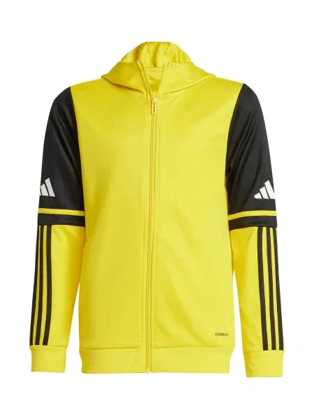 ADIDAS PERFORMANCE Αθλητική ζακέτα φούτερ κίτρινο / μαύρο λευκό