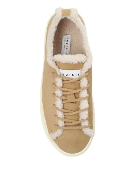 Sneakerși Inuikii din piele de căprioară maro