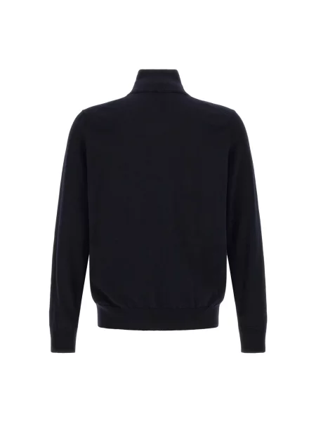 Sweter Hugo z kaszmiru niebieski