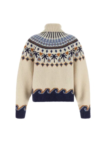Sweter z golfem Alanui wełniany