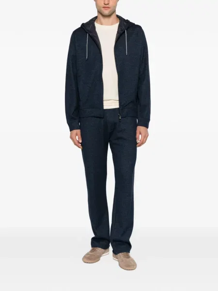 Pantaloni Corneliani alergare albastru