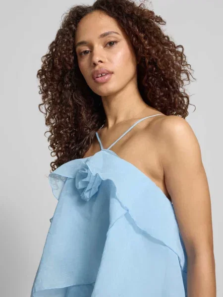 Długa sukienka z detalami w stylu falban 3d model DELILAH' Vero Moda