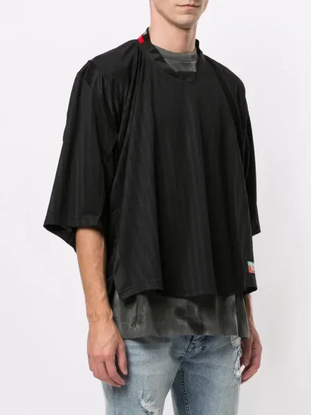 Fotbal tricou Martine Rose negru
