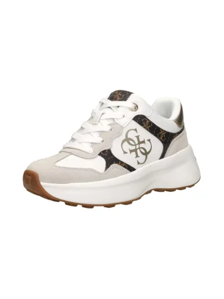Sneakersy Guess z logo białe